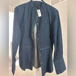 Banana republic denim shirt tags attached